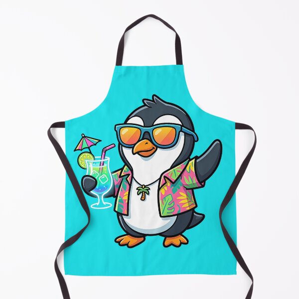 Item preview, Party Penguin Vibes – Chill Neon Party designed and sold by RH Design Lab.