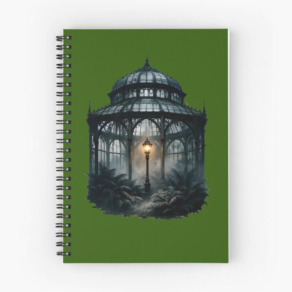 Item preview, Gothic Conservatory: Abandoned Victorian Glasshouse & Misty Ferns designed and sold by Studio77-Gothic.