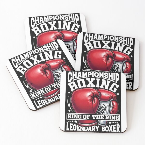 Item preview, Championship Boxing King of the Ring - Red Gloves Legendary Boxer Design designed and sold by FightModeStudio.