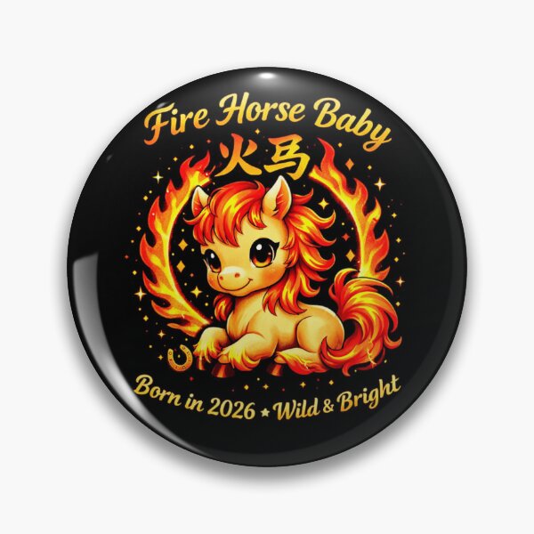 Item preview, 2026 Fire Horse Baby Cute Zodiac designed and sold by 97Ts.
