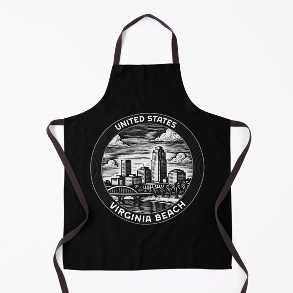 Item preview, Virginia Beach USA Linocut Style  designed and sold by Thistle-TShop.