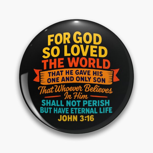 Item preview, John 3:16 For God So Loved The World designed and sold by plushism.