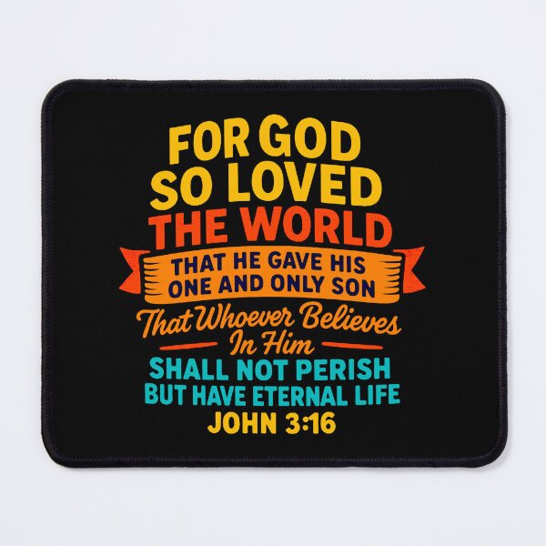 Item preview, John 3:16 For God So Loved The World designed and sold by plushism.