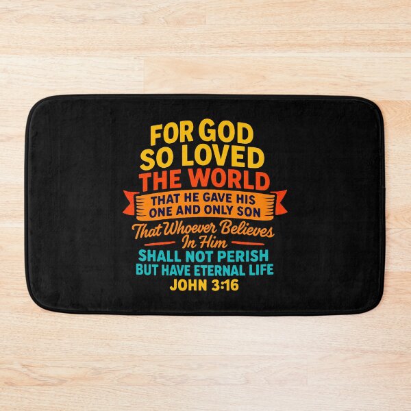 Item preview, John 3:16 For God So Loved The World designed and sold by plushism.