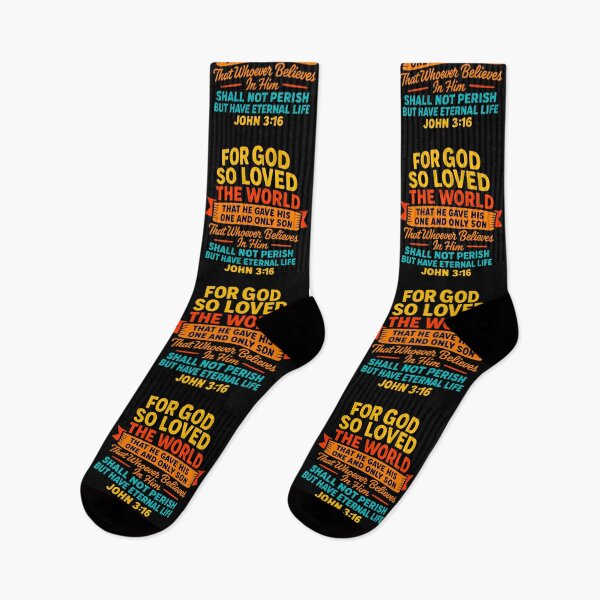 Item preview, John 3:16 For God So Loved The World designed and sold by plushism.