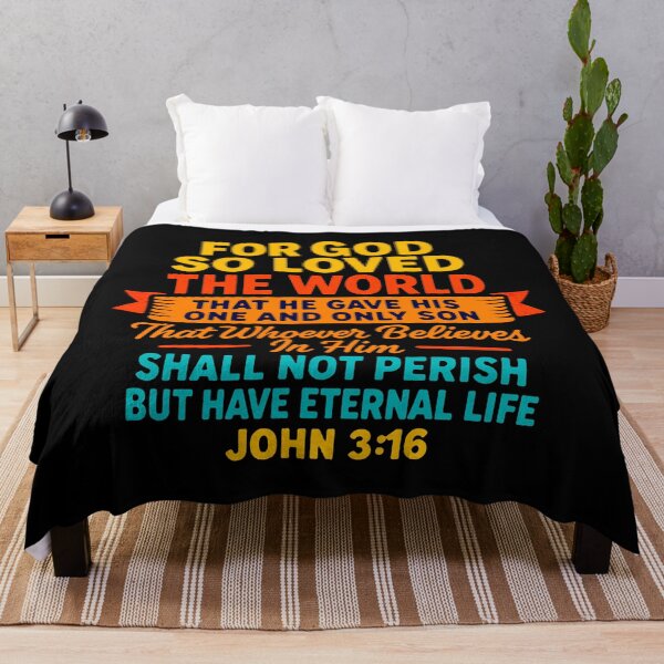 Item preview, John 3:16 For God So Loved The World designed and sold by plushism.