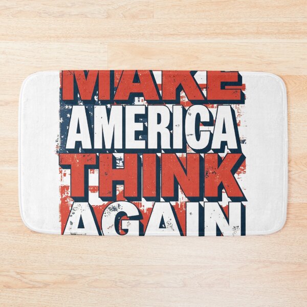 Item preview, Make America Think Again Vintage Distressed Political Shirt designed and sold by Pigmentra.