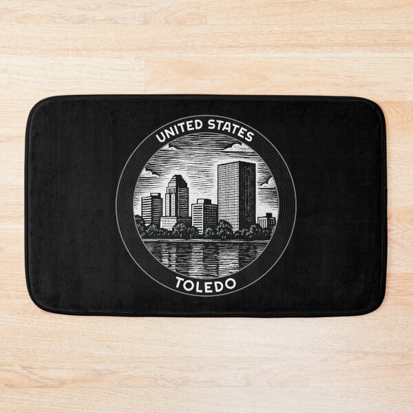 Item preview, Toledo USA Linocut Style  designed and sold by Thistle-TShop.