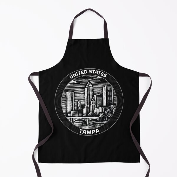 Item preview, Tampa USA Linocut Style  designed and sold by Thistle-TShop.