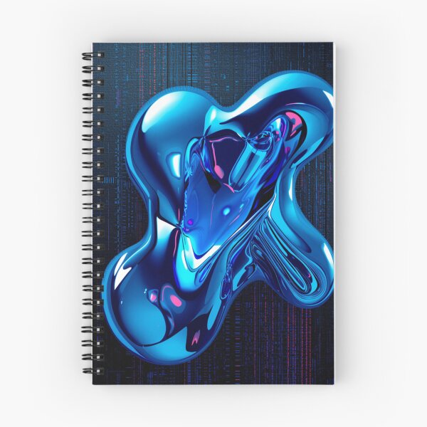 Item preview, Liquid Chrome Cyberpunk Y2K Glitch Art designed and sold by omg-designs.