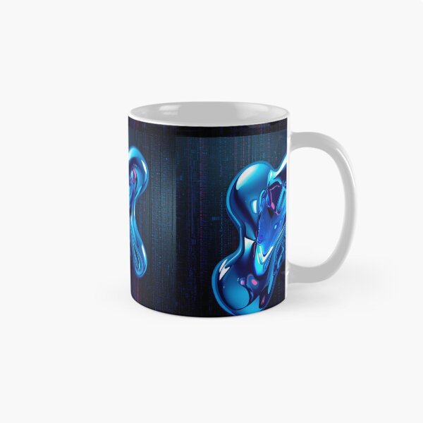 Item preview, Liquid Chrome Cyberpunk Y2K Glitch Art designed and sold by omg-designs.