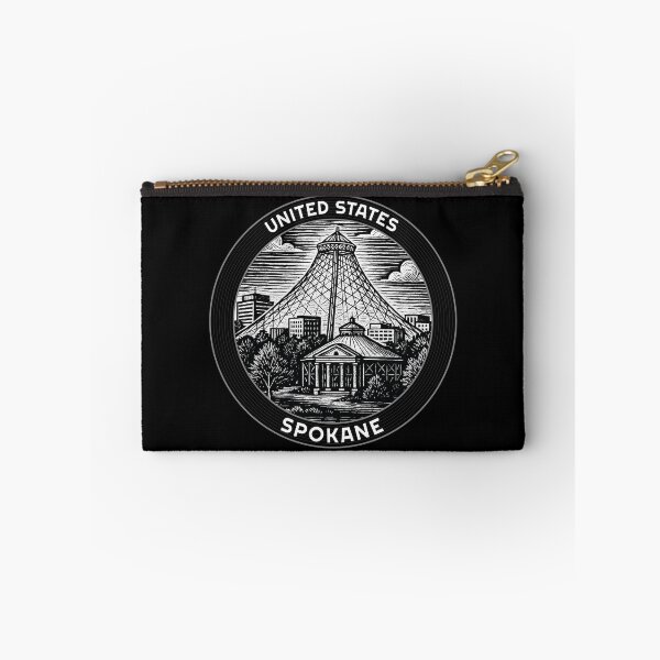 Item preview, Spokane USA Linocut Style  designed and sold by Thistle-TShop.