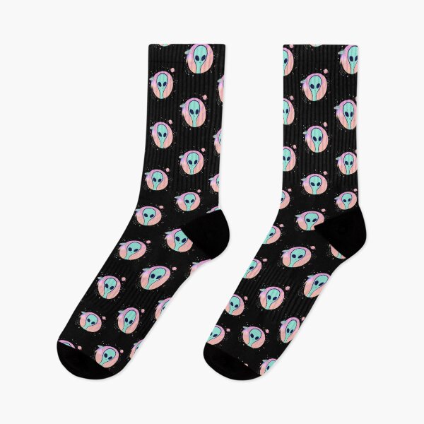 Item preview, Cute Alien Doodle Design, Kawaii UFO Space Art, Funny Galaxy designed and sold by downUnderInk.