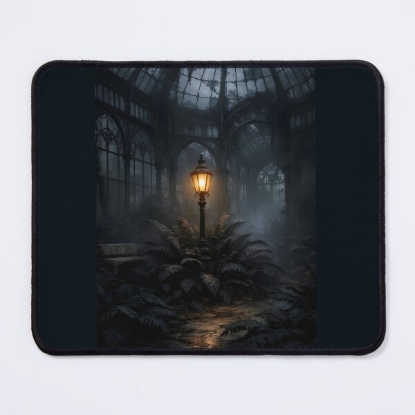 Item preview, The Midnight Solarium: Enchanted Gothic Greenhouse & Lamplit Ferns designed and sold by Studio77-Gothic.