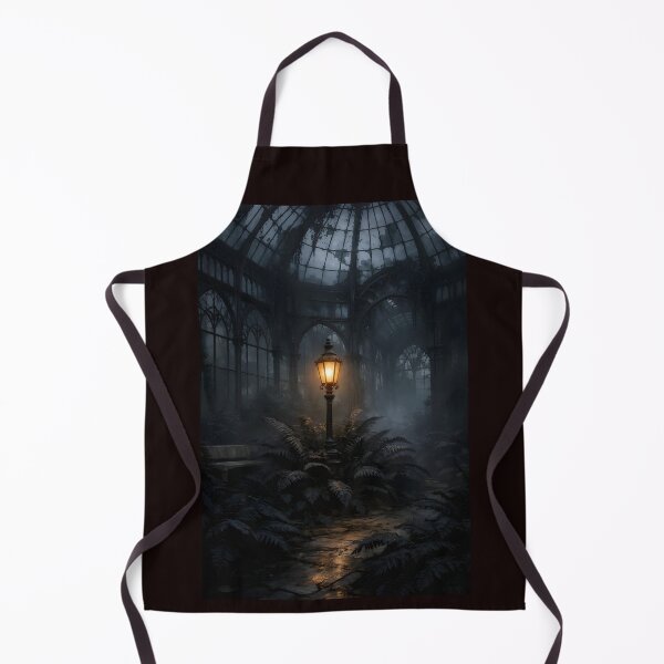 Item preview, The Midnight Solarium: Enchanted Gothic Greenhouse & Lamplit Ferns designed and sold by Studio77-Gothic.