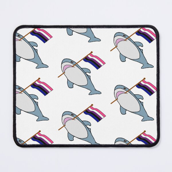 Item preview, Blahaj, Gender-fluid Flag designed and sold by addilovemvp.