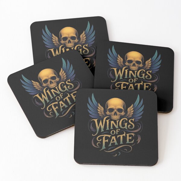 Item preview, Wings of Fate Skulls – Skull Art, Gothic Skulls, Sugar Skulls, Skull Tattoos & Skeleton Designs designed and sold by Typologystudios.