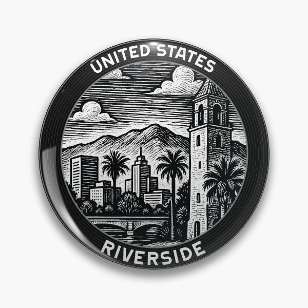 Item preview, Riverside USA Linocut Style  designed and sold by Thistle-TShop.