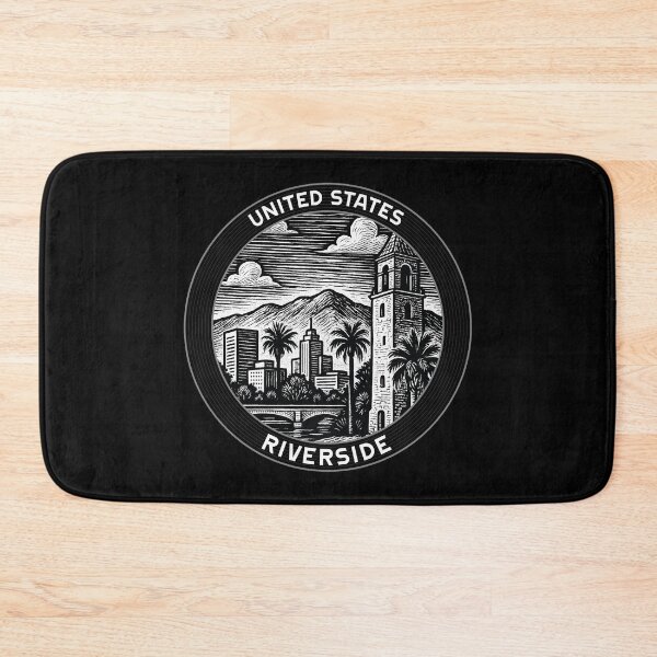 Item preview, Riverside USA Linocut Style  designed and sold by Thistle-TShop.