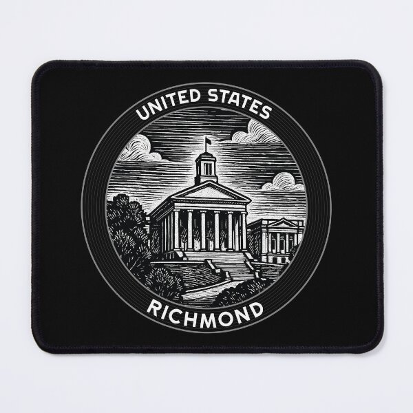 Item preview, Richmond USA Linocut Style designed and sold by Thistle-TShop.
