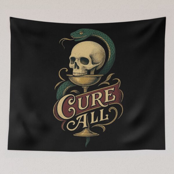 Item preview, Cure All Skull – Skulls Design & Illustration, Skull Art, Skeleton, Anatomy Skull, Dark Art Graphic designed and sold by Typologystudios.