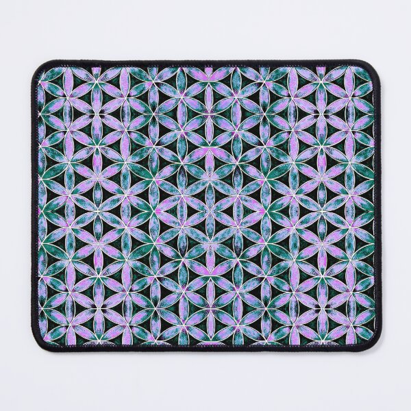 Item preview, Flower of Life Tealand Purple Sacred Geometry Pattern designed and sold by shantilovesart.