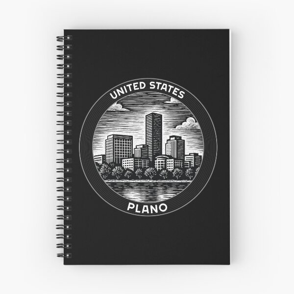 Item preview, Plano USA Linocut Style  designed and sold by Thistle-TShop.