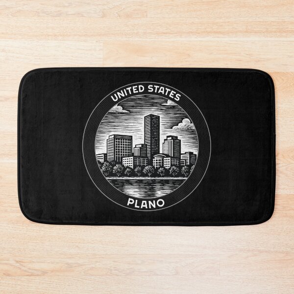Item preview, Plano USA Linocut Style  designed and sold by Thistle-TShop.