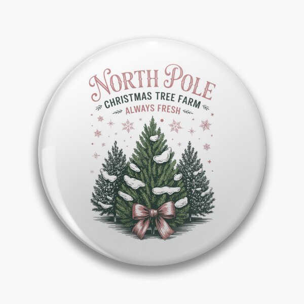 Item preview, North pole Pink Christmas Coquette bow Christmas Season Christmas tree designed and sold by EllenJast.