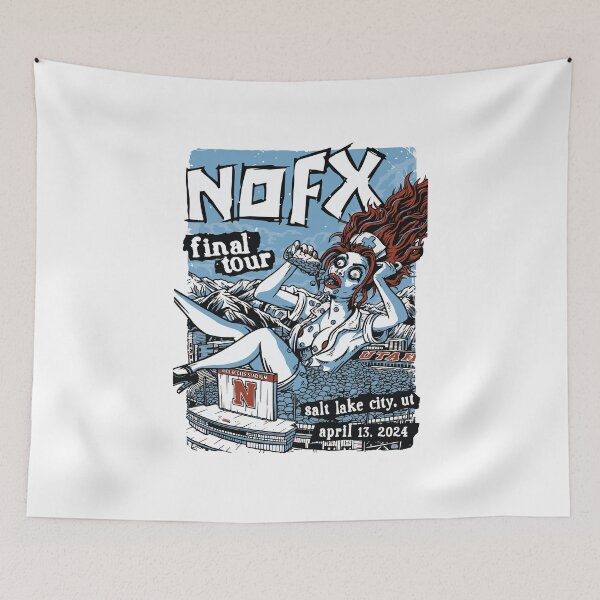 Item preview, NOFX - Final Tour 2024 in Salt Lake City: Zombie Nurse Punk Mayhem designed and sold by rockfanatic.