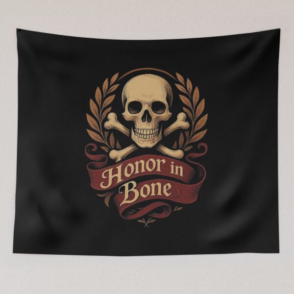 Item preview,  Honor In Bone Skulls – Gothic Skulls, Sugar Skulls, Calavera Skulls, Tribal Skulls, Pirate Skulls, Skeleton Art & Skull Tattoos designed and sold by Typologystudios.