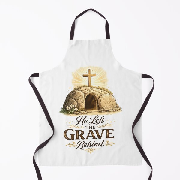 Item preview, He Left the Grave Behind Christian Easter Design designed and sold by StyleLap.
