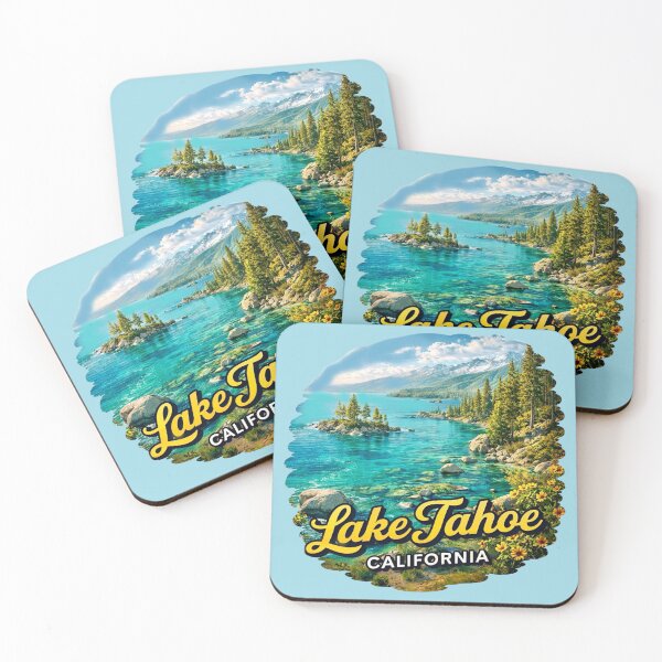 Item preview, Lake Tahoe, California - Alpine Lake designed and sold by Myra365Art.