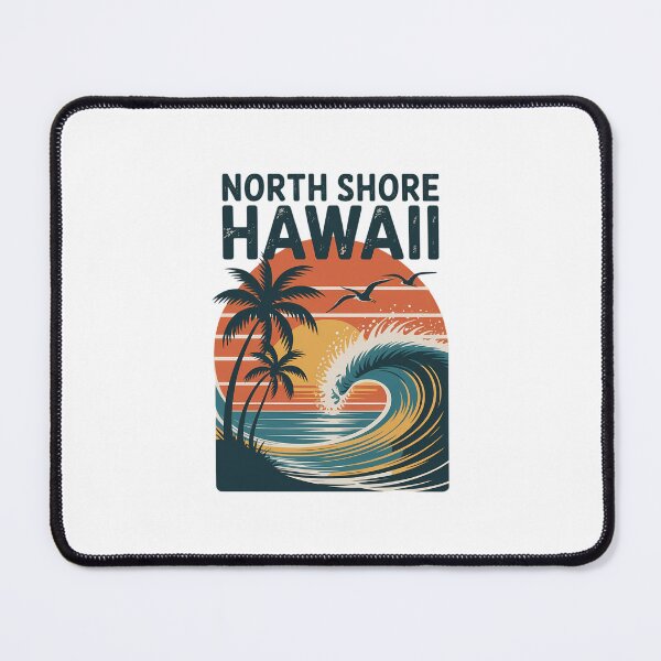 Item preview, North Shore Oahu Hawaii Beach Surfing Hawaiian designed and sold by EllenJast.