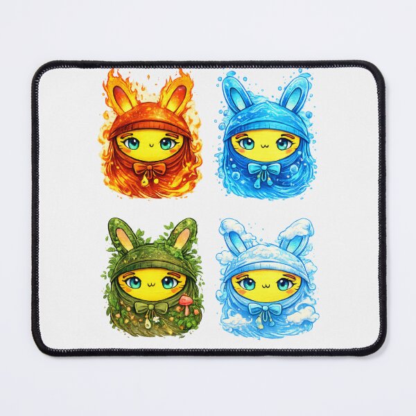 Item preview, Elemental Bunny Spirits Complete Set designed and sold by InnerwayStudio.