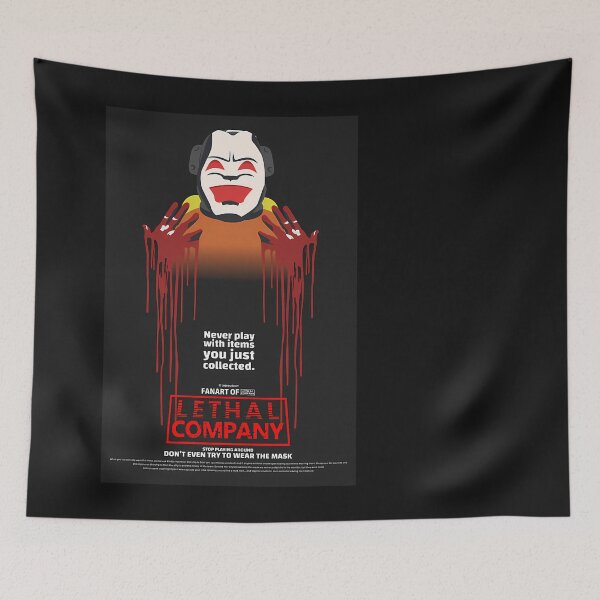 Item preview,  Lethal Company  Beware Of The Mask designed and sold by mihjichaka3.