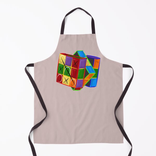 Item preview, Abstract Rubik's Cube Tic-Tac-Toe Concept Art designed and sold by LeshanArtUA.