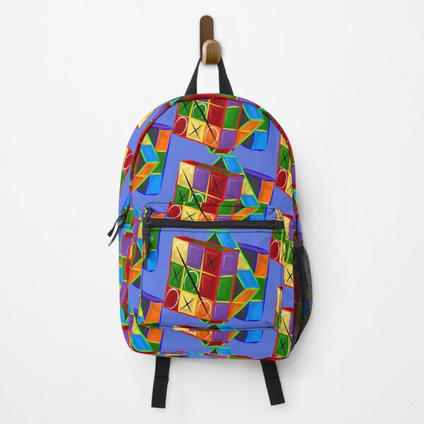 Item preview, Abstract Rubik's Cube Tic-Tac-Toe Concept Art designed and sold by LeshanArt.