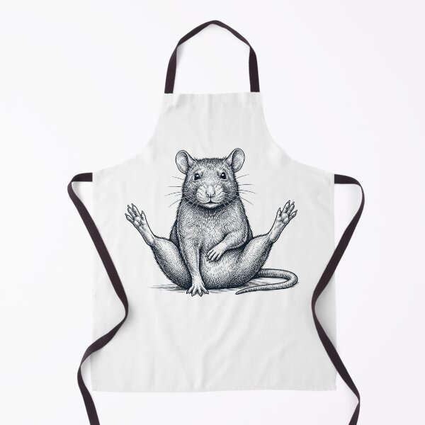 Item preview, Funny Rat Yoga Pose Animal Lover Meme designed and sold by DoodleTortle.