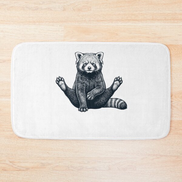 Item preview, Funny Red Panda Yoga Pose Animal Lover Meme designed and sold by DoodleTortle.
