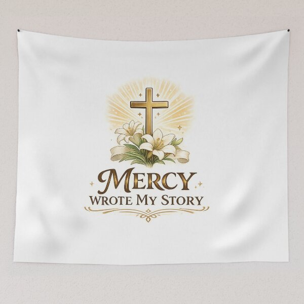 Item preview, Mercy Wrote My Story Christian Easter Design designed and sold by StyleLap.