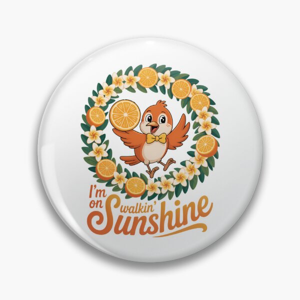 Item preview, Orange Bird Flower And Garden Festival Summer designed and sold by EllenJast.