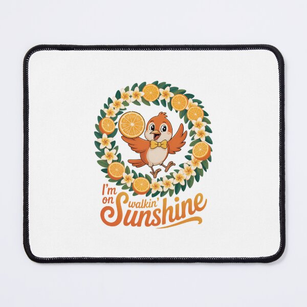 Item preview, Orange Bird Flower And Garden Festival Summer designed and sold by EllenJast.