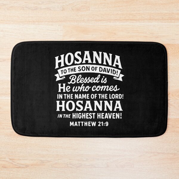 Item preview, Matthew 21:9 Blessed Is He Who Comes In The Name Of The Lord designed and sold by plushism.
