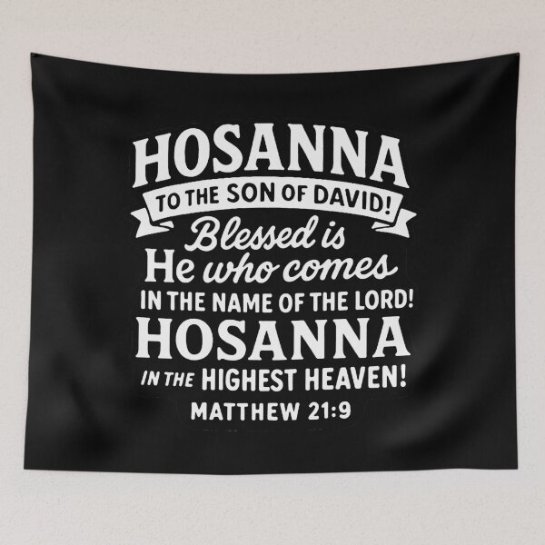Item preview, Matthew 21:9 Blessed Is He Who Comes In The Name Of The Lord designed and sold by plushism.