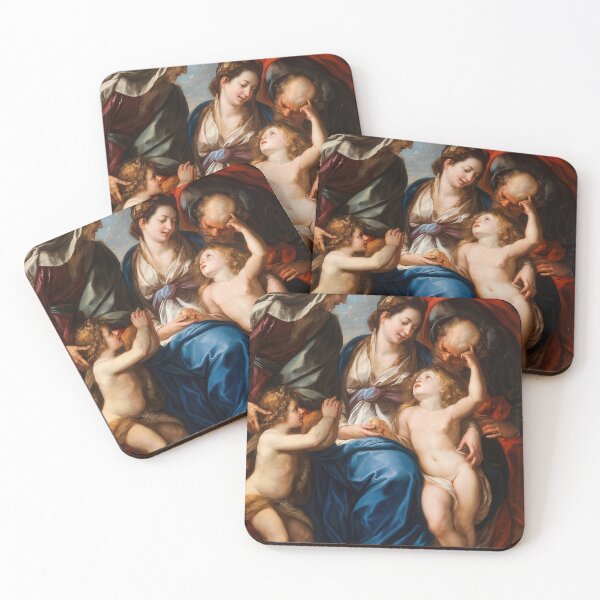 Item preview, Holy Family Baroque Painting by Giulio Cesare Procaccini designed and sold by TheSoulOfArt.
