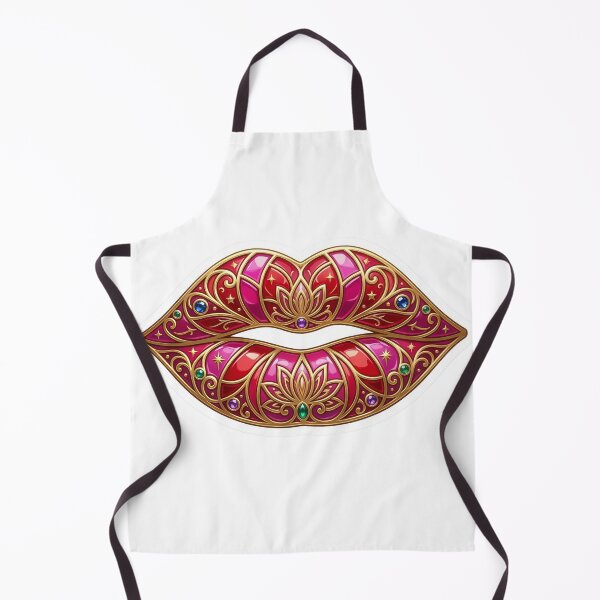 Item preview, Ornamental Jewel Lips Sticker designed and sold by lbm68.