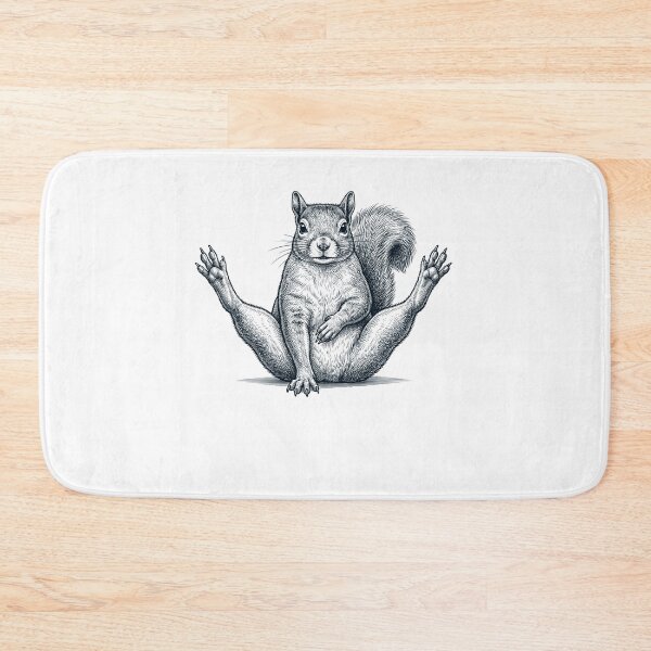 Item preview, Funny Squirrel Yoga Pose Animal Lover Meme designed and sold by DoodleTortle.