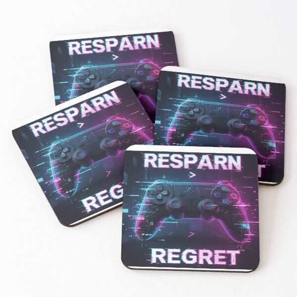 Item preview, Respawn Reset Regret Gaming Mindset designed and sold by The Crafted Spirits.