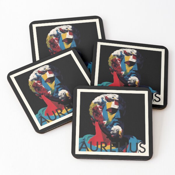Item preview, Marcus Aurelius Pop Art Print | Stoic Philosophy Gift designed and sold by OzzFrequency.
